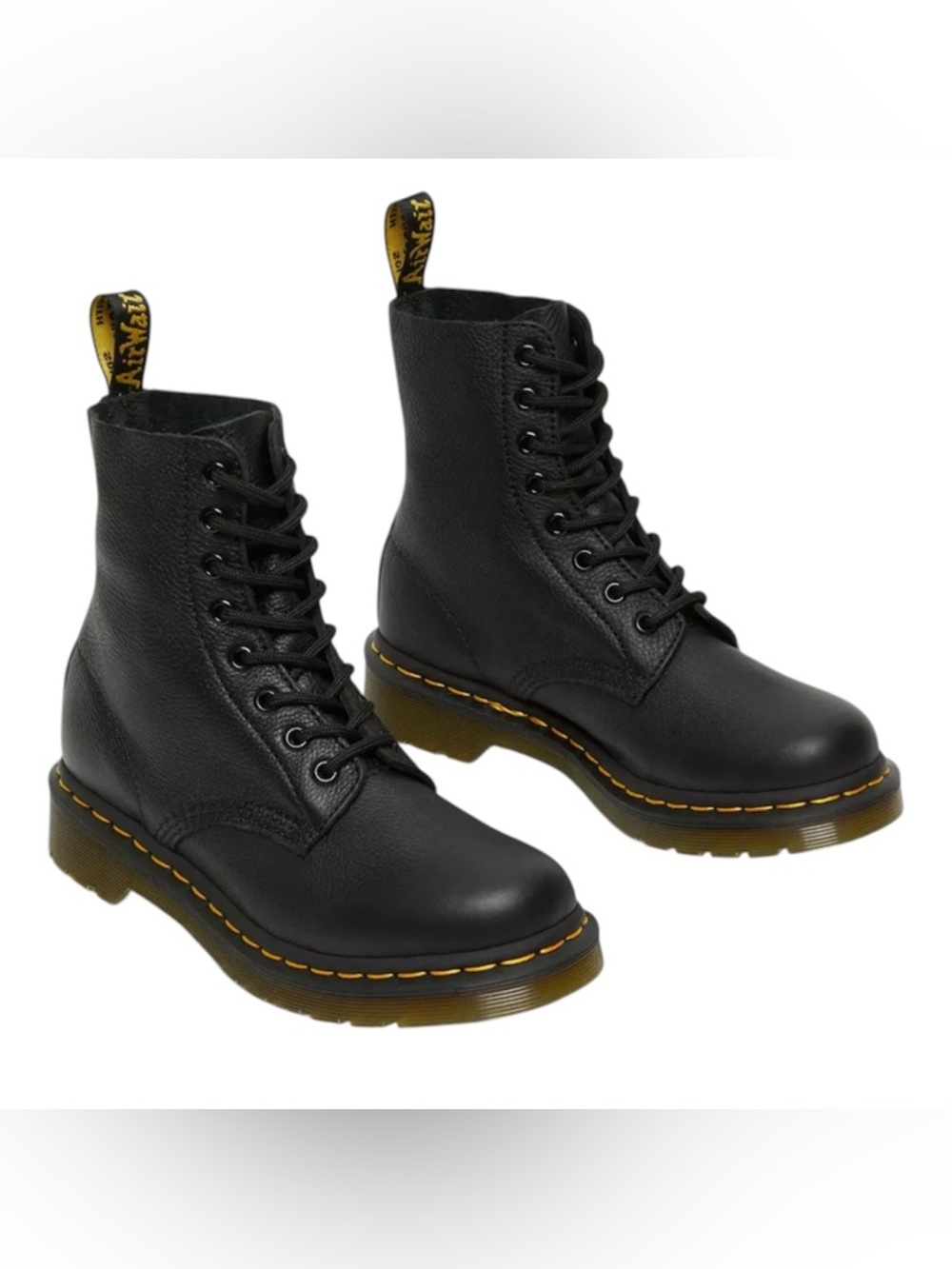 Dr. Martens Women's 1460 Pascal Virginia Leather Lace Up Boots Size 6